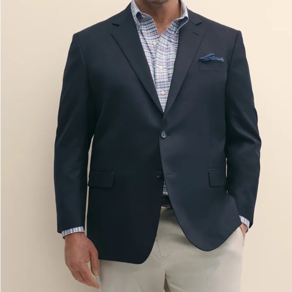 Brooks brothers 50L madison 1818 navy blue sport coat